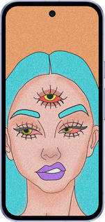 Силиконовый чехол Девушка рисунок для Google Pixel 9A - 4576u-3899 изображение 