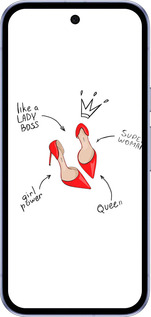 Силиконовый чехол Женщина для Google Pixel 9A - 4599u-3899 изображение 