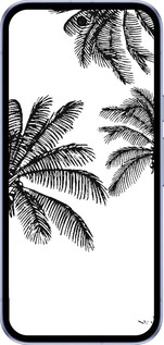 Силиконовый чехол Пальмы1 для Google Pixel 9A - 4634u-3899 изображение 