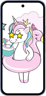 Силіконовий чехол Crown Unicorn для Google Pixel 9A - 4660u-3899 изображение 