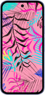 Силиконовый чехол Растительный узор 2 для Google Pixel 9A - 4740u-3899 изображение 