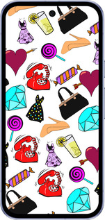 Силиконовый чехол stickers для Google Pixel 9A - 4757u-3899 изображение 