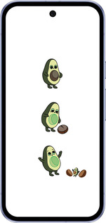 Силиконовый чехол Авокадо 1 для Google Pixel 9A - 4857u-3899 изображение 