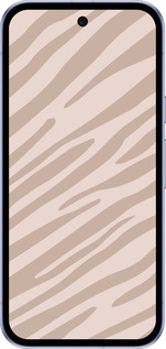 Силиконовый чехол Зебра беж для Google Pixel 9A - 4875u-3899 изображение 