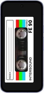 Силиконовый чехол Кассета с90 для Google Pixel 9A - 4894u-3899 изображение 