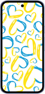 Силиконовый чехол Сердца UA для Google Pixel 9A - 5292u-3899 изображение 