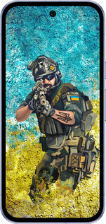 Силиконовый чехол Воин ЗСУ для Google Pixel 9A - 5311u-3899 изображение 