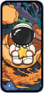 Силиконовый чехол Астронавт и звезда для Google Pixel 9A - 5326u-3899 изображение 