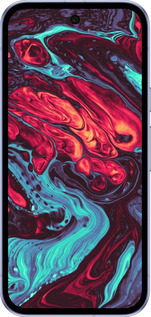 Силиконовый чехол Синяя красная абстакция для Google Pixel 9A - 5339u-3899 изображение 