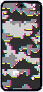 Силиконовый чехол Пиксельный камуфляж для Google Pixel 9A - 5481u-3899 изображение 