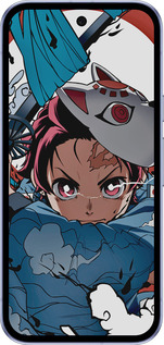 Силиконовый чехол Танджиро Камадо для Google Pixel 9A - 5574u-3899 изображение 