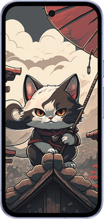 Силиконовый чехол Япония - кот на крыше для Google Pixel 9A - 5582u-3899 изображение 