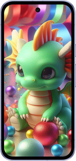 Силиконовый чехол Веселый дракончик для Google Pixel 9A - 5812u-3899 изображение 