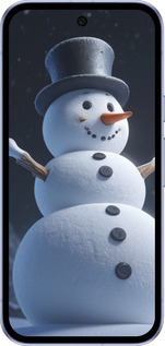 Силиконовый чехол Снеговик для Google Pixel 9A - 5826u-3899 изображение 