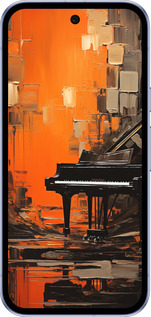 Силіконовий чехол Чохол для телефону Помаранчевий Рояль для Google Pixel 9A - 5937u-3899 изображение 