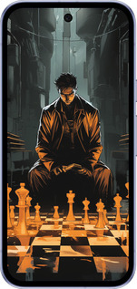 Силиконовый чехол Шахматы для Google Pixel 9A - 5951u-3899 изображение 