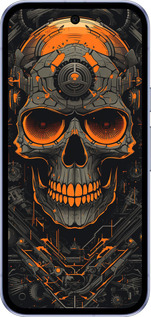 Силиконовый чехол Череп для Google Pixel 9A - 5952u-3899 изображение 