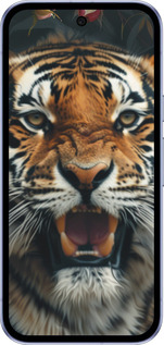 Силиконовый чехол Тигровое величие для Google Pixel 9A - 6080u-3899 изображение 