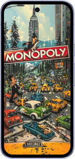 Силиконовый чехол Городской драйв Monopoly для Google Pixel 9A - 6088u-3899 изображение 