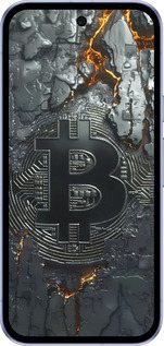 Силиконовый чехол Раскаленный биткойн для Google Pixel 9A - 6091u-3899 изображение 