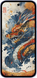 Силиконовый чехол Ярость дракона для Google Pixel 9A - 6112u-3899 изображение 