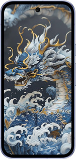 Силиконовый чехол Водяной дракон для Google Pixel 9A - 6113u-3899 изображение 
