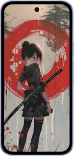 Силиконовый чехол Сумерки воина: Танец с катаной для Google Pixel 9A - 6123u-3899 изображение 