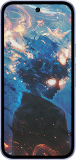 Силиконовый чехол Сатору Годжо для Google Pixel 9A - 6129u-3899 изображение 