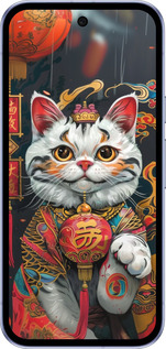 Силиконовый чехол China Cat v2 для Google Pixel 9A - 6135u-3899 изображение 