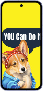 Силиконовый чехол чехол с корги You Can Do It для Google Pixel 9A - 6184u-3899 изображение 