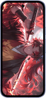 Силиконовый чехол Аниме воин для Google Pixel 9A - 6281u-3899 изображение 