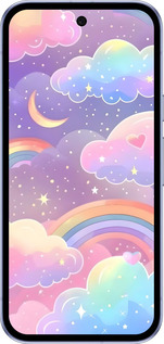 Силіконовий чехол Хмари та веселка для Google Pixel 9A - 6312u-3899 изображение 