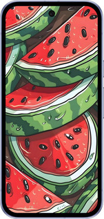 Силиконовый чехол Арбуз для Google Pixel 9A - 6315u-3899 изображение 