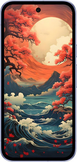 Силиконовый чехол Природа японии для Google Pixel 9A - 6327u-3899 изображение 