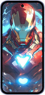 Силиконовый чехол Железный человек для Google Pixel 9A - 6372u-3899 изображение 