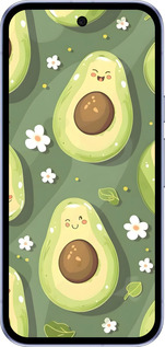 Силиконовый чехол Авокадо для Google Pixel 9A - 6380u-3899 изображение 