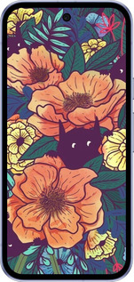 Силиконовый чехол С изображением полевых цветов для Google Pixel 9A - 6419u-3899 изображение 