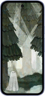 Силиконовый чехол С изображением соснового леса и привидения для Google Pixel 9A - 6420u-3899 изображение 