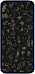 Силиконовый чехол Мистический коллаж с травами и магическими символами для Google Pixel 9A - 6428u-3899 изображение 