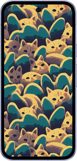 Силиконовый чехол С изображением кошек для Google Pixel 9A - 6429u-3899 изображение 