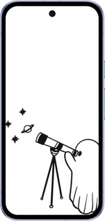 Силиконовый чехол Привидение астроном для Google Pixel 9A - 6444u-3899 изображение 