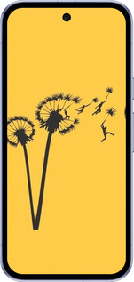 Силиконовый чехол Минимализм одуванчики для Google Pixel 9A - 6449u-3899 изображение 