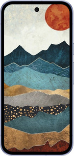 Силиконовый чехол Янтарный закат для Google Pixel 9A - 6475u-3899 изображение 