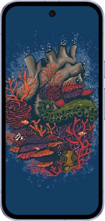 Силіконовий чехол Серце моря для Google Pixel 9A - 6506u-3899 изображение 