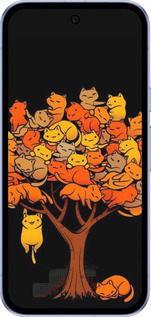 Силиконовый чехол Дерево и котики для Google Pixel 9A - 6516u-3899 изображение 