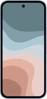 Силиконовый чехол С синими и розовыми волнами в стиле ретро для Google Pixel 9A - 6532u-3899 изображение 