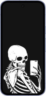 Силиконовый чехол Скелет делает Selfie для Google Pixel 9A - 6535u-3899 изображение 