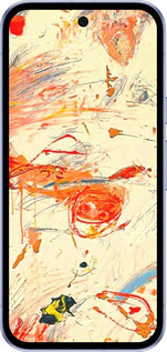 Силиконовый чехол Динамичная картина с хаотичными мазками для Google Pixel 9A - 6540u-3899 изображение 