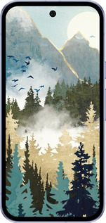 Силиконовый чехол С изображением лесного пейзажа для Google Pixel 9A - 6548u-3899 изображение 