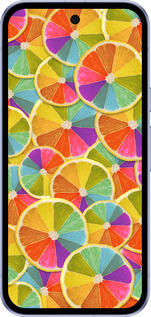 Силиконовый чехол Разноцветные дольки лимона для Google Pixel 9A - 861u-3899 изображение 